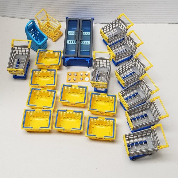 Zuru Mini Brands Accessories Shopping Baskets, Trolleys, Fridge - Picture 1 of 13